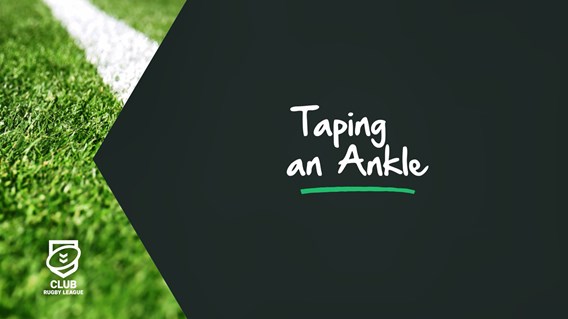 Taping an Ankle